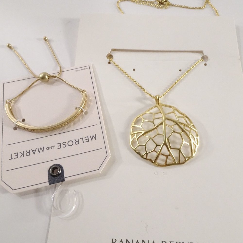 Banana Republic Necklace Nordstrom Cuff Bracelet